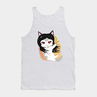 Zodiac Astrology Horoscope Star Sign Cat - Sagittarius Tank Top